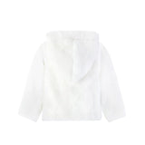 Girl Button Down Hooded Cardigan Jacket