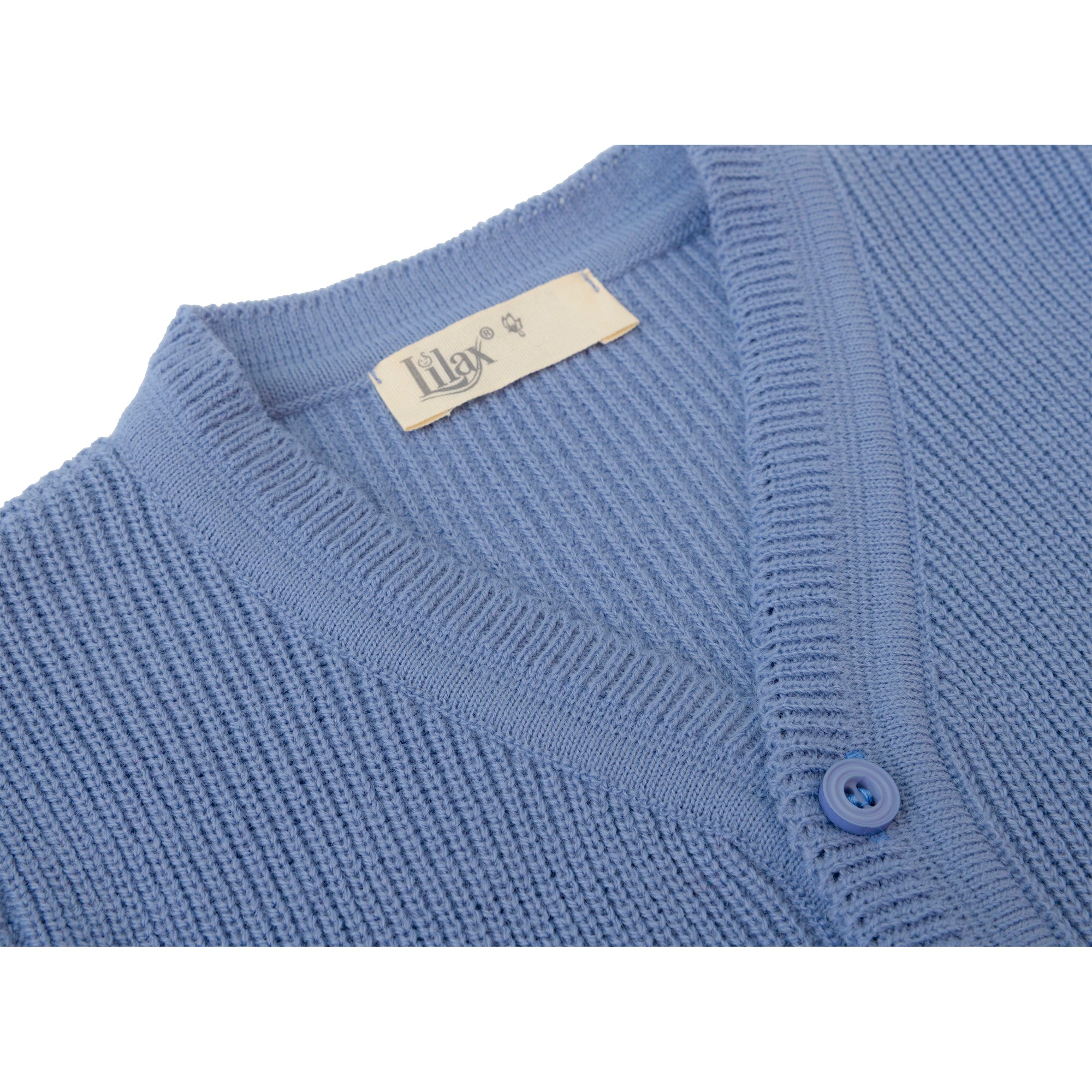 Boys' ribbed knit v-neck four buttoned cardigan; perfect for baby boy clothes & christmas gift ideas