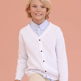 Boys Classic Knit V-Neck Cardigan Sweater