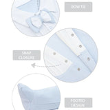 Baby Boy Gentleman Tuxedo Footie