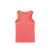 Girls' Soft Solid Cotton Blend Racerback Tank Top