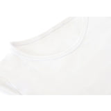 Girls' Basic Cotton T-Shirt  Short Puff Sleeve Crewneck / Toddler