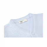 Lilax Little Boys Basic Long Sleeve V-Neck Classic Knit Cardigan Sweater