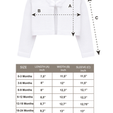 Baby Girls' Knit Long Sleeve Sweater, Bowknot Closure Bolero Cardigan