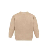 Lilax Little Boys Basic Long Sleeve V-Neck Classic Knit Cardigan Sweater