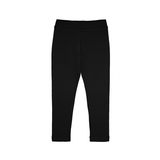 Little Girls Cotton Basic Puff Sleeve T-Shirt & Leggings Set