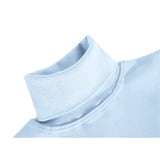 Little Girls Cotton Long Sleeve Basic Turtleneck T-Shirt