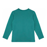 Little Girls Cotton Long Sleeve Basic Crewneck T-Shirt
