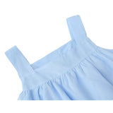 Toddler Cotton Layered Square Neckline Dress