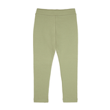 Little Girls Cotton Basic Turtleneck Shirt & Leggings Set