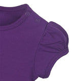 Baby Cotton Puff Sleeve Basic Crewneck T-Shirt