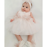 Baby 3-Piece Floral Tulle Dress Set