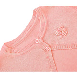 Baby Flower Detailed Buttoned Bolero Cardigan