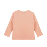 Little Girls Cotton Long Sleeve Basic Crewneck T-Shirt