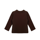 Baby Cotton Long Sleeve Basic Crewneck T-Shirt