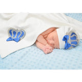 Baby Boy Newborn Crown Jewels Layette 5 Piece Gift Set