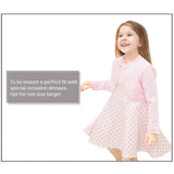 Girls' Bolero Cardigan Shrug Knit Long Sleeve Button Closure