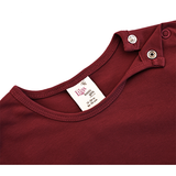 Baby Cotton Long Sleeve Basic Crewneck T-Shirt
