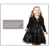Girls' Bolero Cardigan Shrug Knit Long Sleeve Button Closure