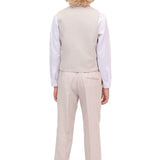 Boys Formal Suit 4 Piece Vest, Pants and Tie Dresswear Suit Set