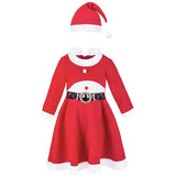 Toddler Christmas Santa Dress Set