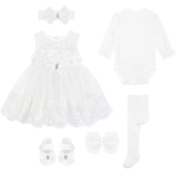 Newborn Lace Tulle Princess Gown Set