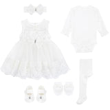 Newborn Lace Tulle Princess Gown Set