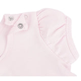 Baby Cotton Puff Sleeve Basic Crewneck T-Shirt