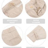 Boys Suit Set Slim Fit Vest, White Dress Shirt, Dress Pants and Bowtie 4 Piece Formal Suit Set