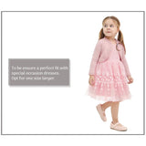 Little Girls' Knit Long Sleeve Button Closure Bolero Cardigan Shrug