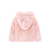 Girl Button Down Hooded Cardigan Jacket