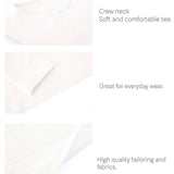 Little Girls Cotton Long Sleeve Basic Crewneck T-Shirt