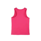 Girls' Soft Solid Cotton Blend Racerback Tank Top