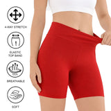 Lilax Girls High Waist Biker Shorts — Premium Soft 4-Way Stretch Yoga & Dance Athletic Shorts