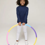 Toddler Cotton Long Sleeve Basic Mock-Neck T-Shirt