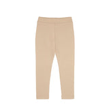 Girls' Basic Short Puff Sleeve Cotton T-Shirt and Leggings Set