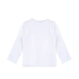 Little Girls Cotton Long Sleeve Basic Crewneck T-Shirt