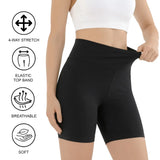 Lilax Girls High Waist Biker Shorts — Premium Soft 4-Way Stretch Yoga & Dance Athletic Shorts