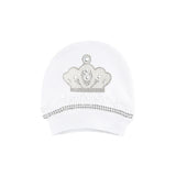 Jeweled Crown Layette Gift Set for Baby Girls: 3 Pieces