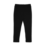 Little Girls Cotton Basic Turtleneck Shirt & Leggings Set