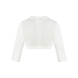 Girls Patterned Knit Bolero Cardigan
