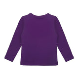 Baby Girls' Basic Long Sleeve Round Neck T-Shirt