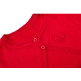 Baby Flower Detailed Buttoned Bolero Cardigan