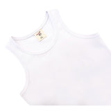 Girls' Soft Solid Cotton Blend Racerback Tank Top