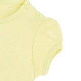 Baby Cotton Puff Sleeve Basic Crewneck T-Shirt