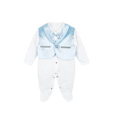 Newborn Baby Cotton 5-Piece Satin Detailed Take Me Home Set