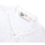 Baby Heart Detailed Knit Cardigan