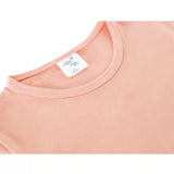 Girls' Basic Cotton T-Shirt  Short Puff Sleeve Crewneck / Toddler