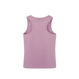 Girls' Soft Solid Cotton Blend Racerback Tank Top