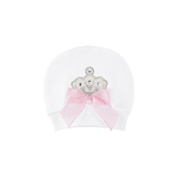 Newborn Baby 3-Piece Cotton Jeweled Layette Set